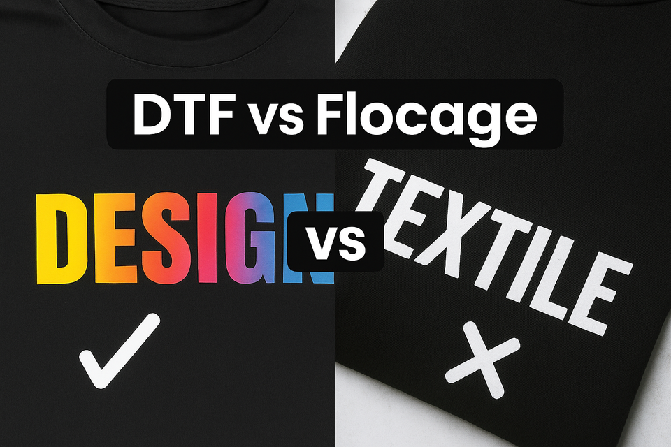 Comparatif : Impression DTF ou flocage textile, comment choisir en 2025 ? - Occifloc
