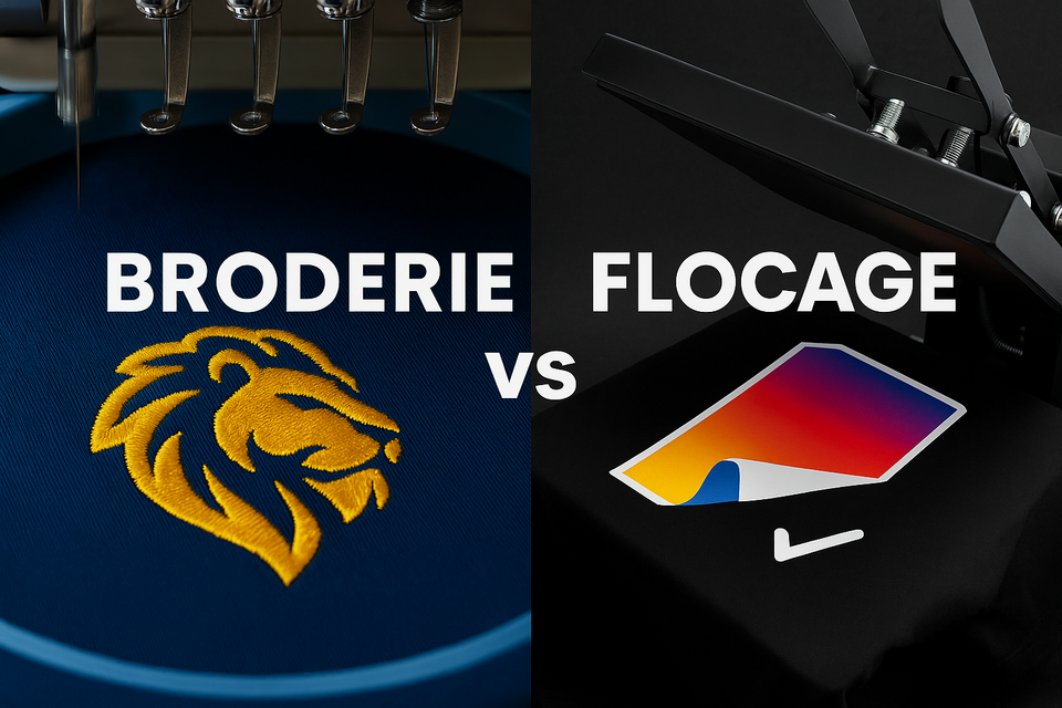 Comparatif : Broderie ou Flocage textile : Quelle technique choisir ? - Occifloc