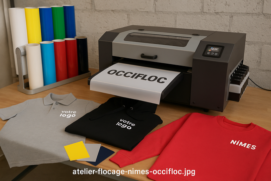 Flocage Nîmes : personnalisez vos textiles pro et clubs