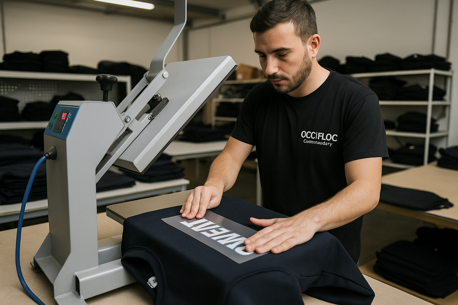 Flocage : marquage textile durable pour entreprises à Castelnaudary
