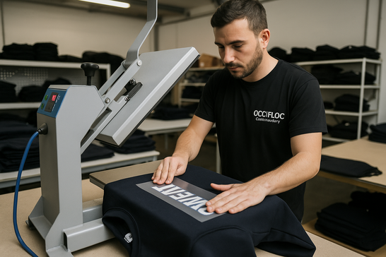 Flocage : marquage textile durable pour entreprises à Castelnaudary