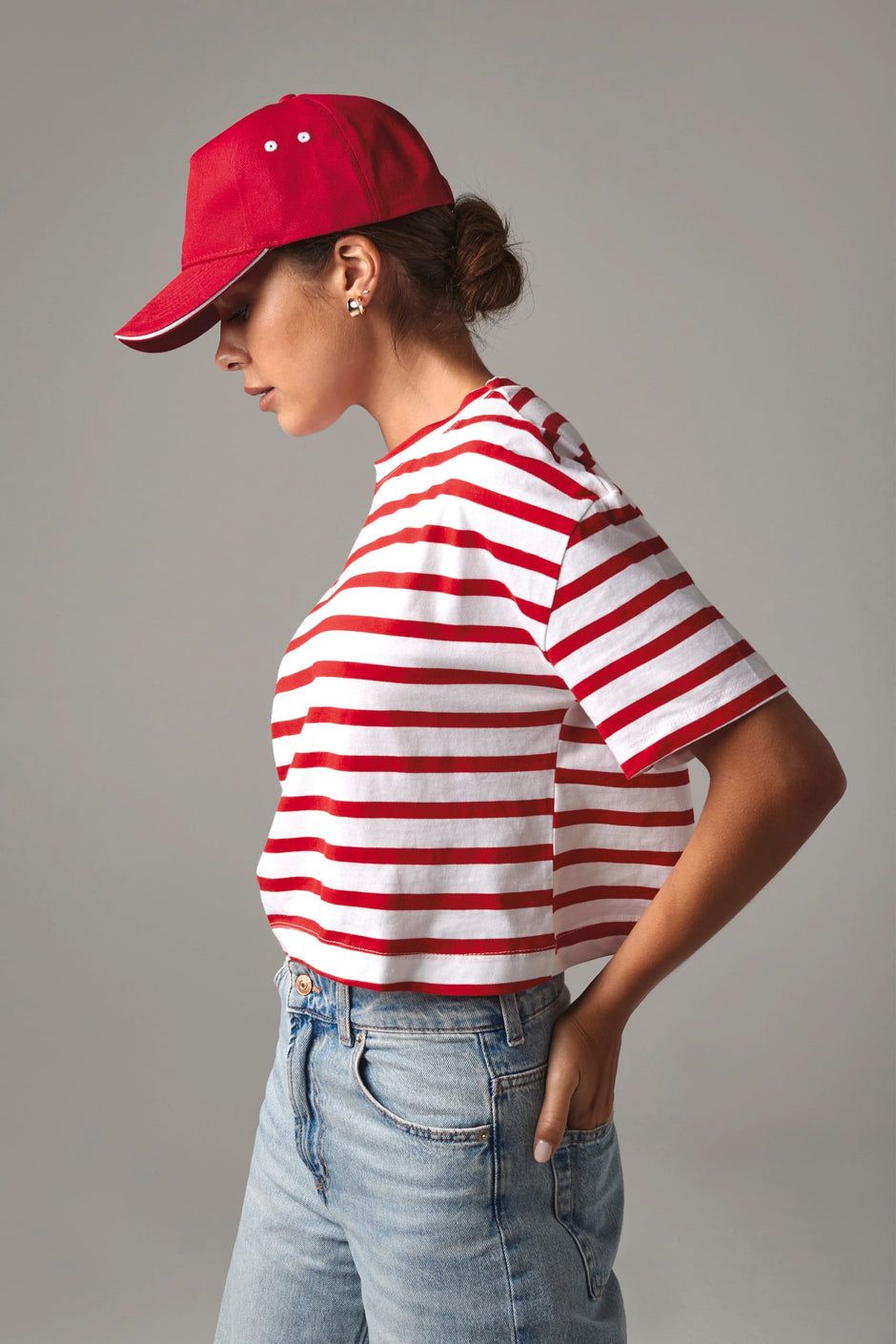 B15C - Casquette homme Ultimate à 5 panneaux sandwich contrasté Beechfield®