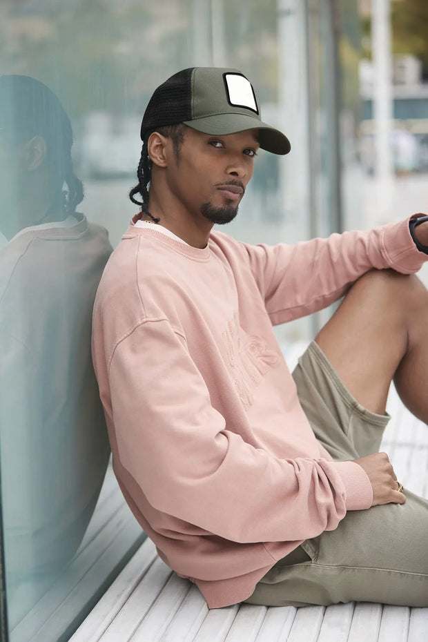 B636 - Casquette trucker 5 panneaux avec patch carré Beechfield®