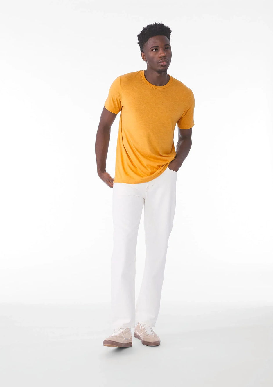 BE3413 - T-SHIRT homme TRIBLEND COL ROND - Occifloc