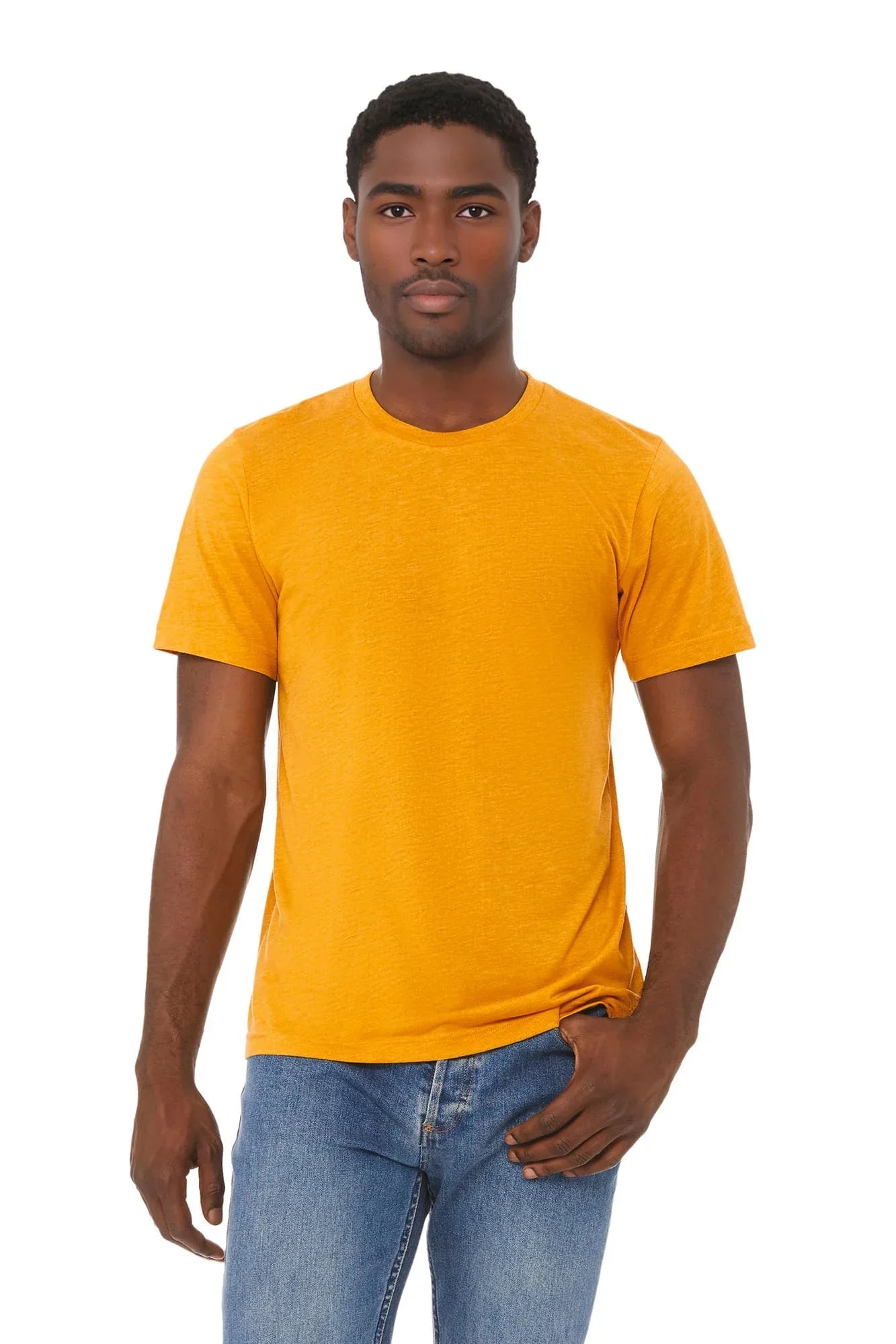 BE3413 - T-SHIRT homme TRIBLEND COL ROND - Occifloc