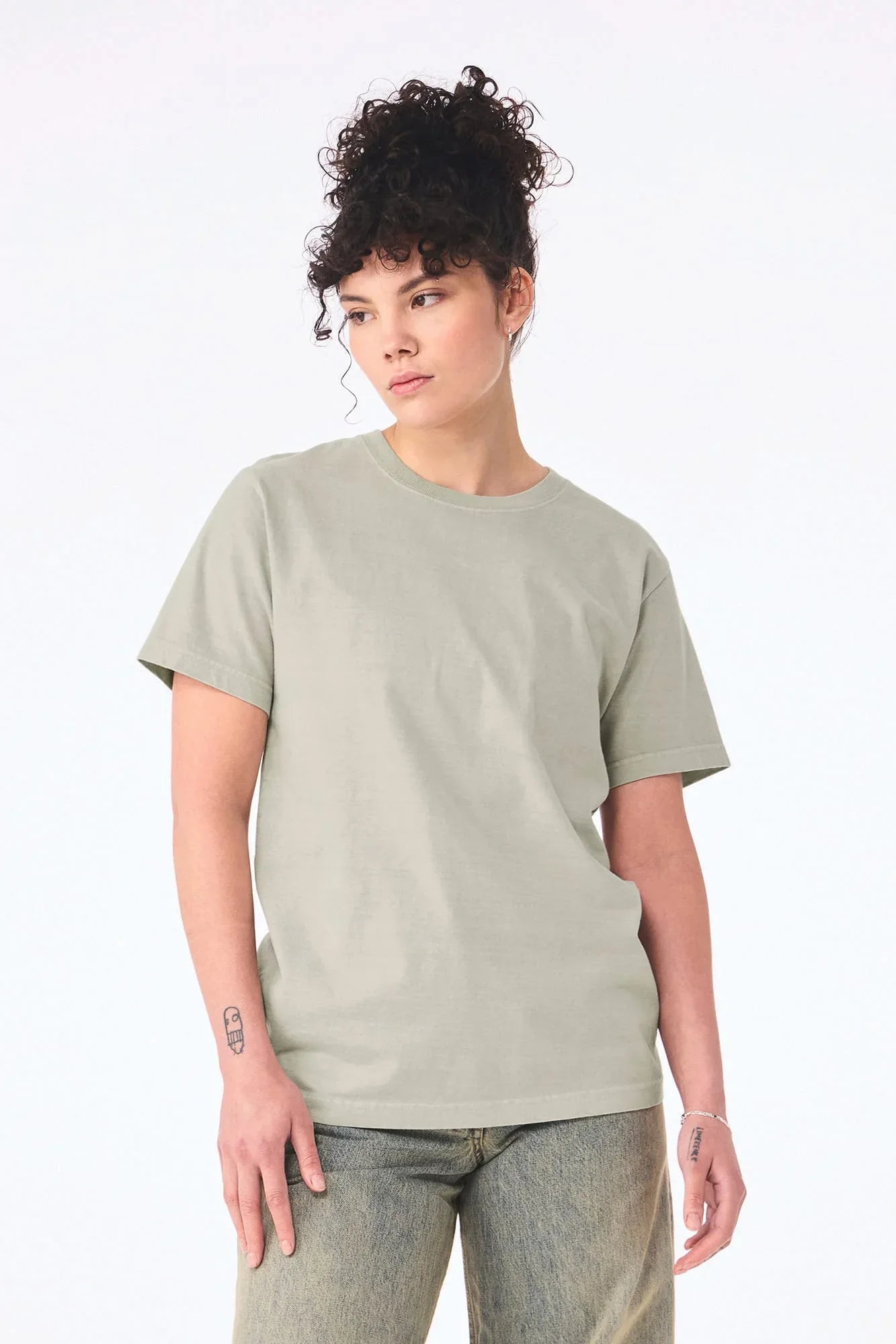BE4810GD - T-shirt délavé épais unisexe - Occifloc