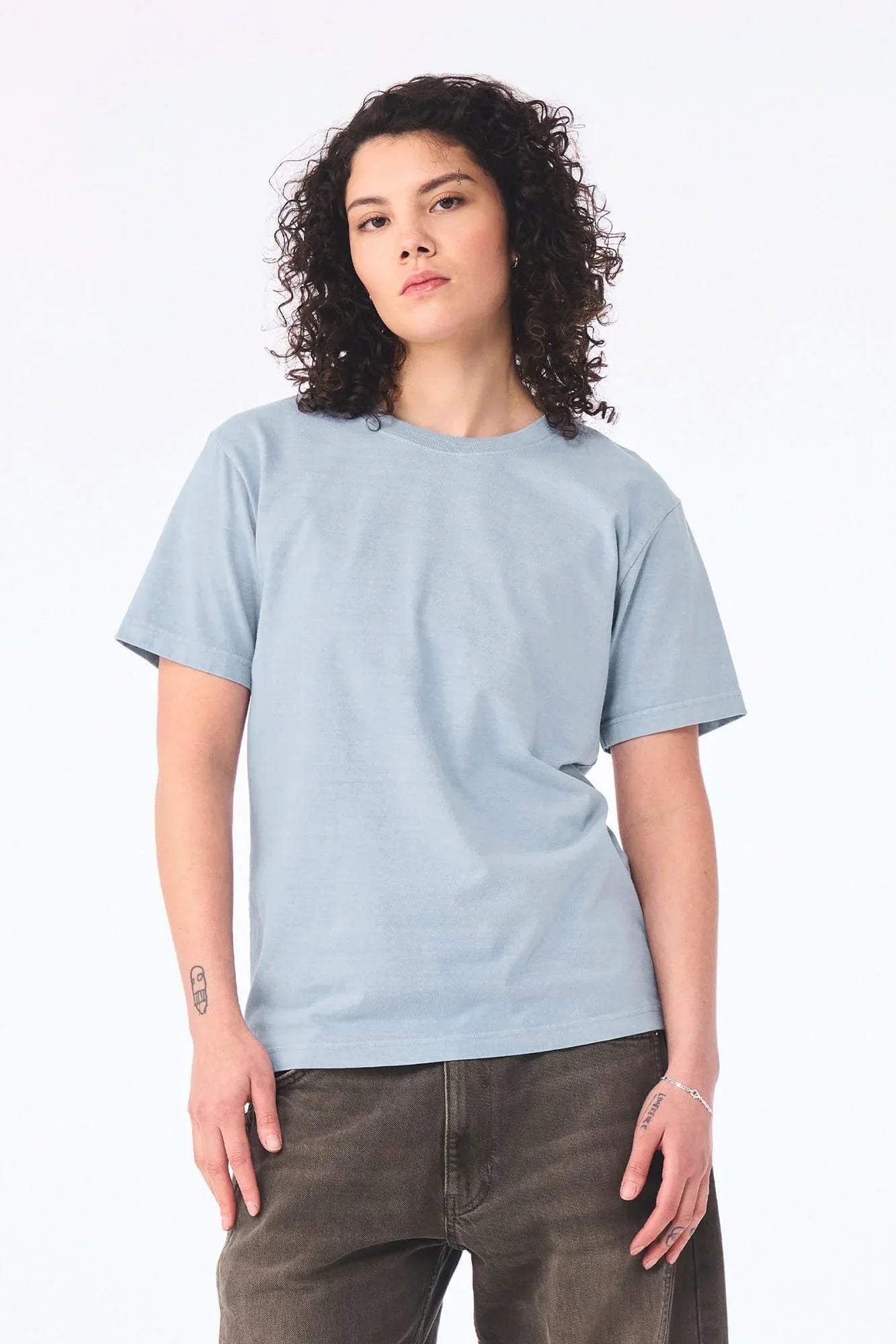 BE4810GD - T-shirt délavé épais unisexe - Occifloc