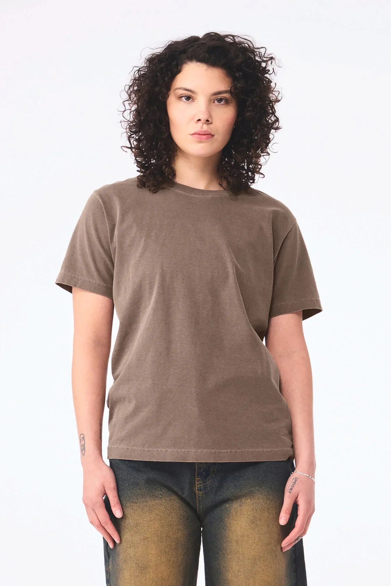 BE4810GD - T-shirt délavé épais unisexe - Occifloc