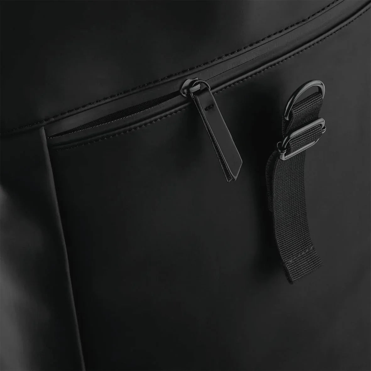 BG335 - Sac à dos avec rabat roll-top en polyuréthane mat - Occifloc