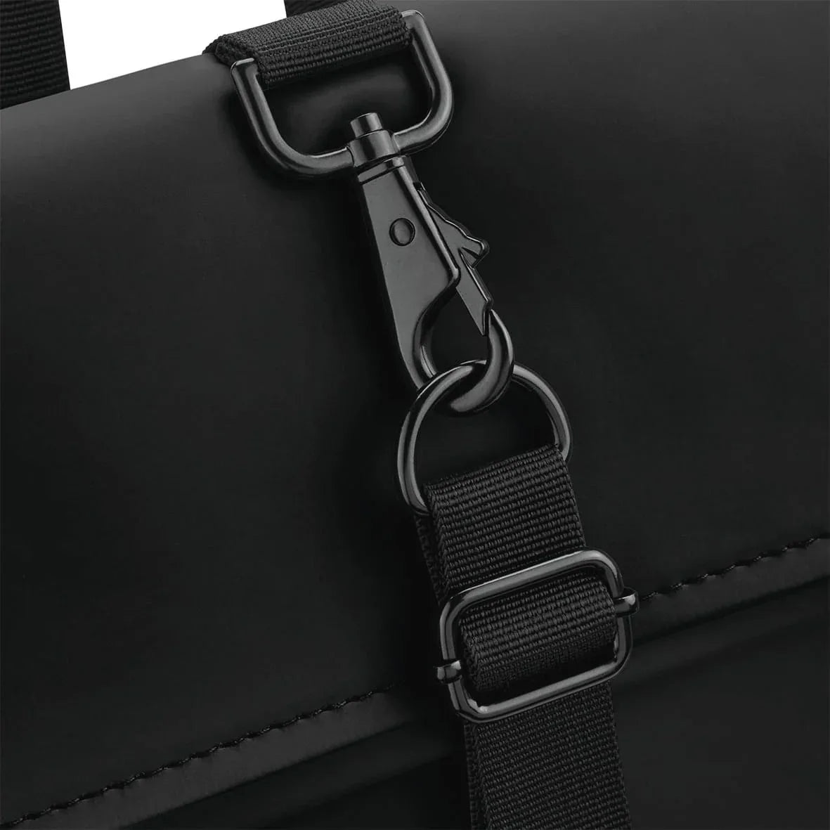 BG335 - Sac à dos avec rabat roll-top en polyuréthane mat - Occifloc