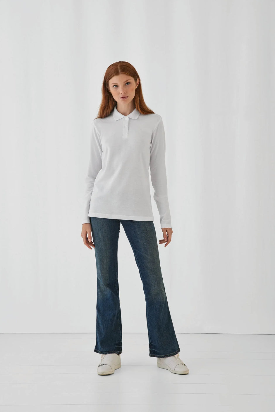 CGPWI13 - Polo femme ID.001 manches longues - Occifloc