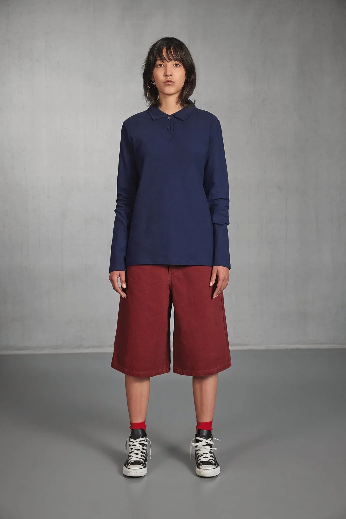 CGPWI13 - Polo femme ID.001 manches longues - Occifloc