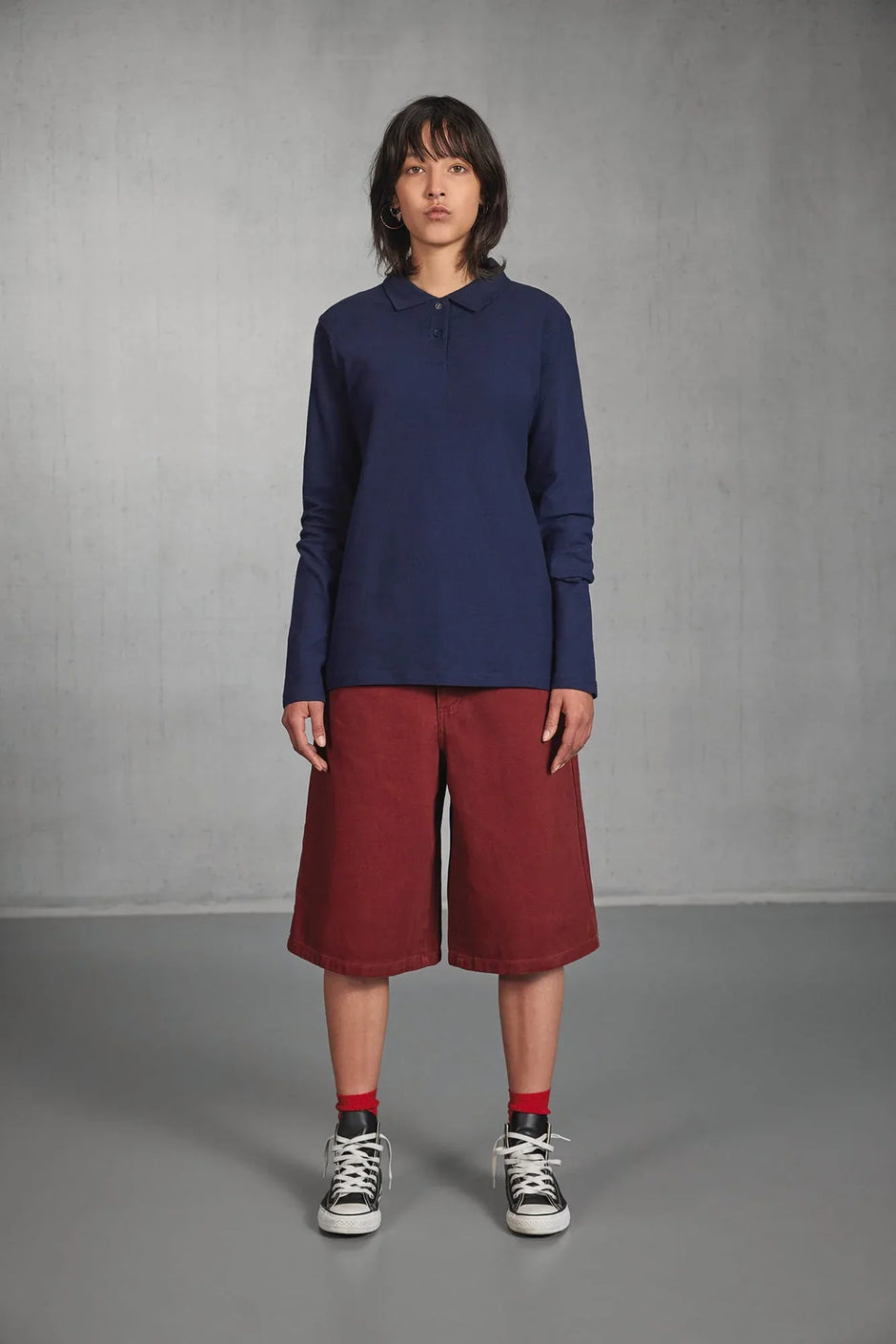 CGPWI13 - Polo femme ID.001 manches longues - Occifloc