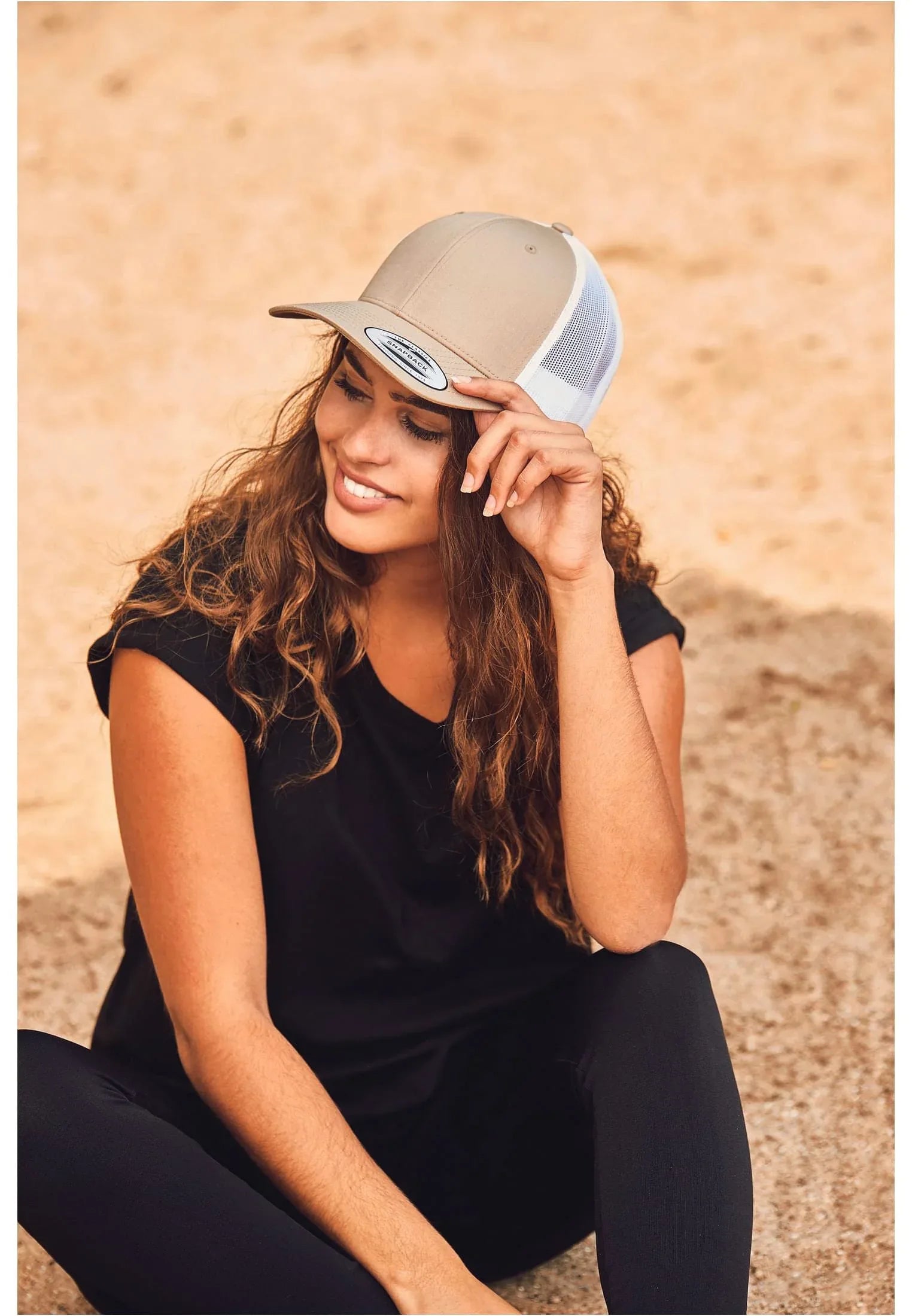 FL6606T - Casquette retro trucker bicolore - Occifloc