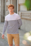 FR134 - T-shirt breton à manches longues Front Row