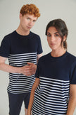 FR135 - T-shirt breton à manches courtes Front Row