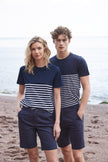 FR135 - T-shirt breton à manches courtes Front Row