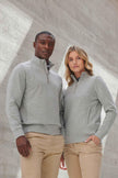 H842 - Sweat-shirt col zippé unisexe - Occifloc