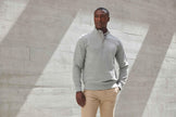 H842 - Sweat-shirt col zippé unisexe - Occifloc