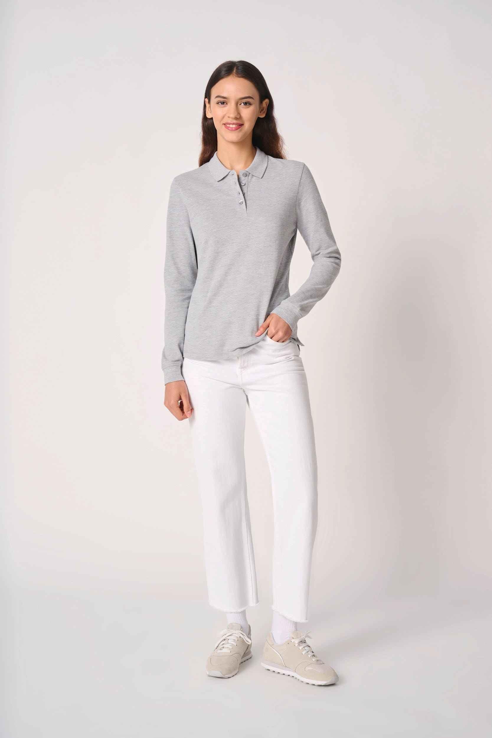 IB223 - Polo piqué LSL femme - Occifloc
