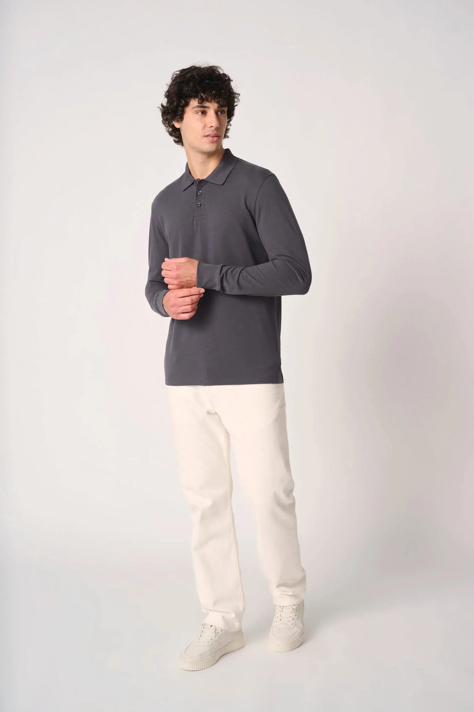 IB290 - Polo piqué LSL homme - Occifloc