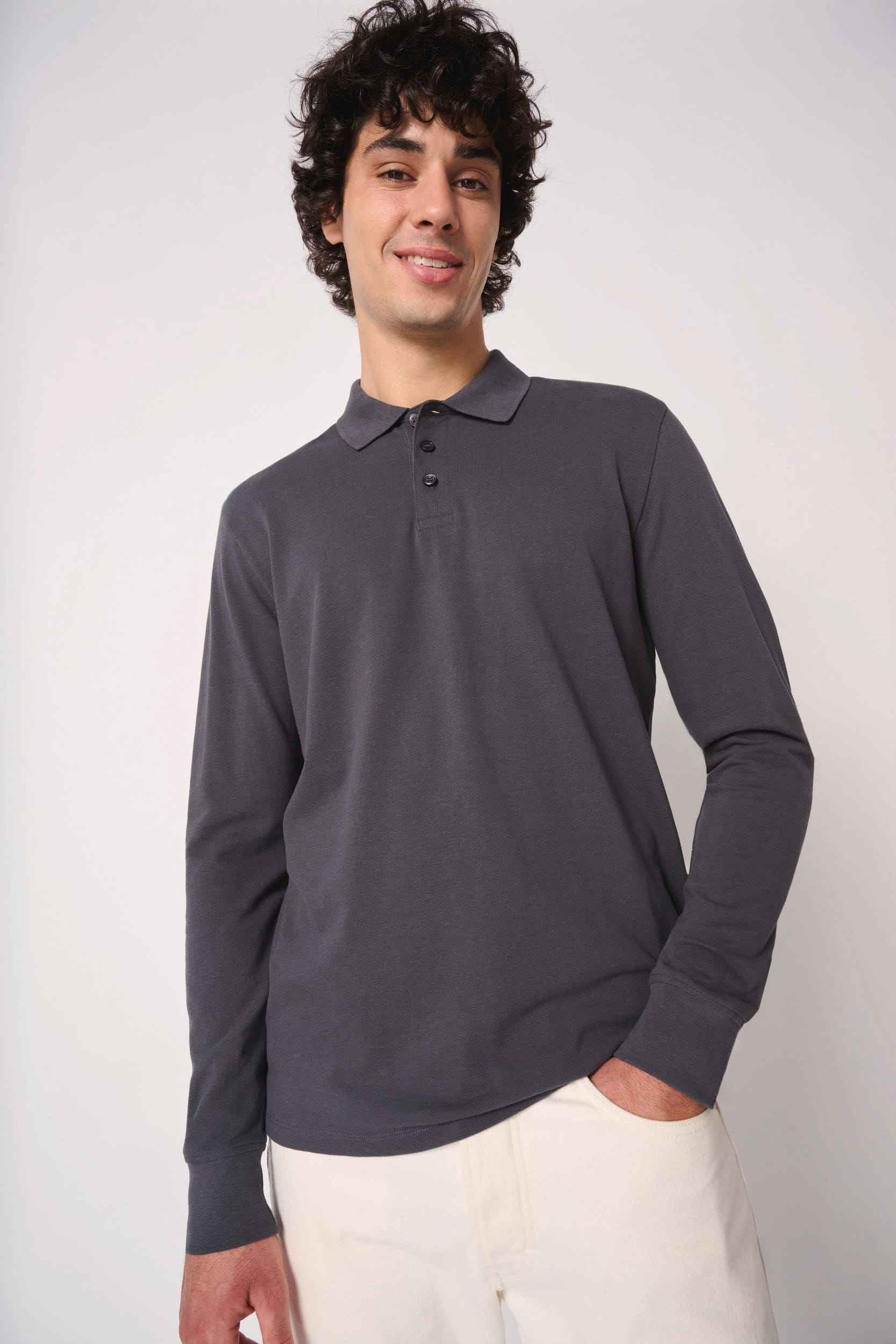 IB290 - Polo piqué LSL homme - Occifloc