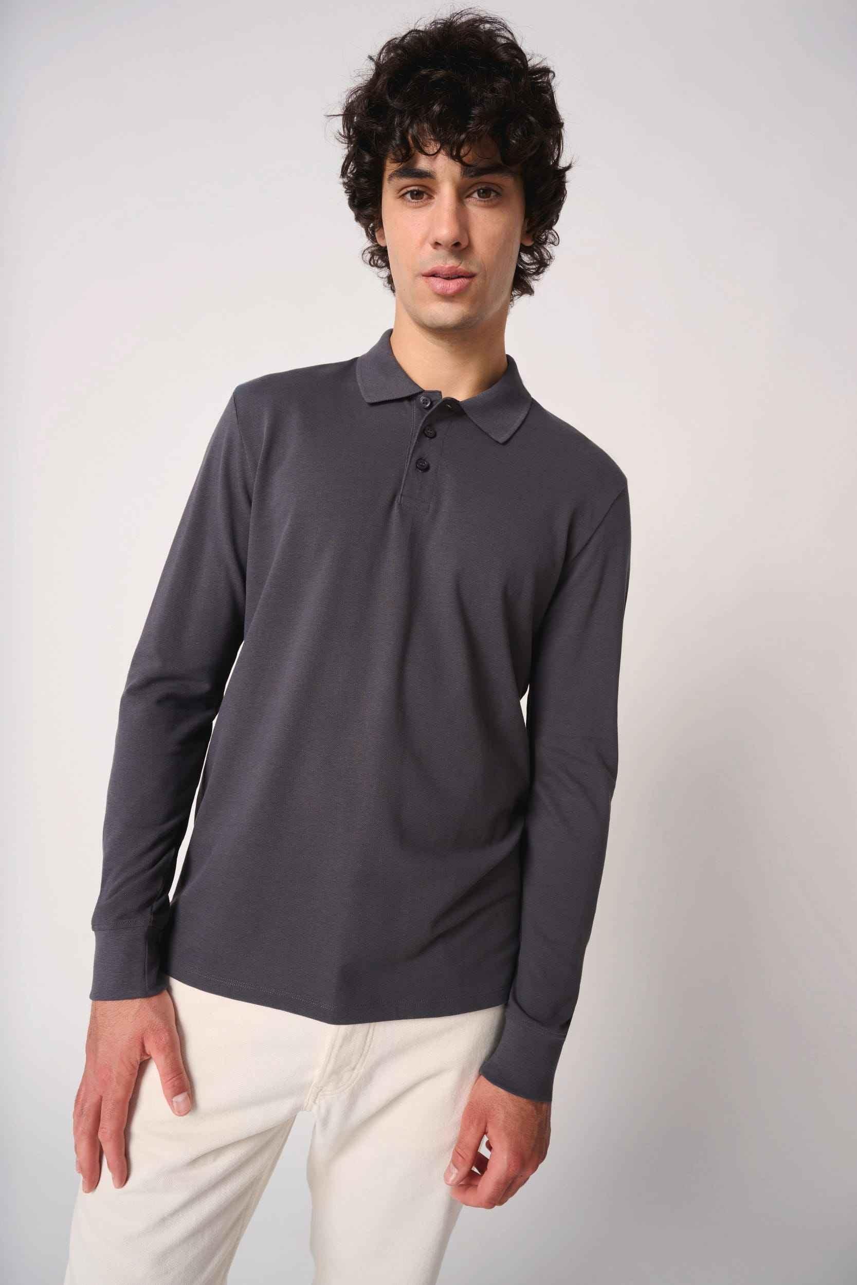 IB290 - Polo piqué LSL homme - Occifloc