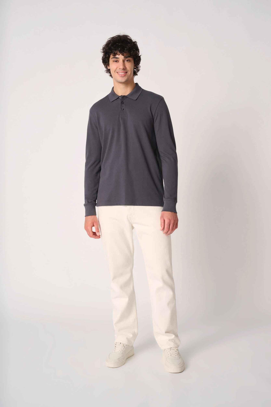 IB290 - Polo piqué LSL homme - Occifloc