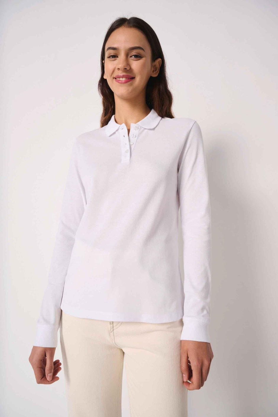 IB291 - Polo piqué LSL femme - Occifloc