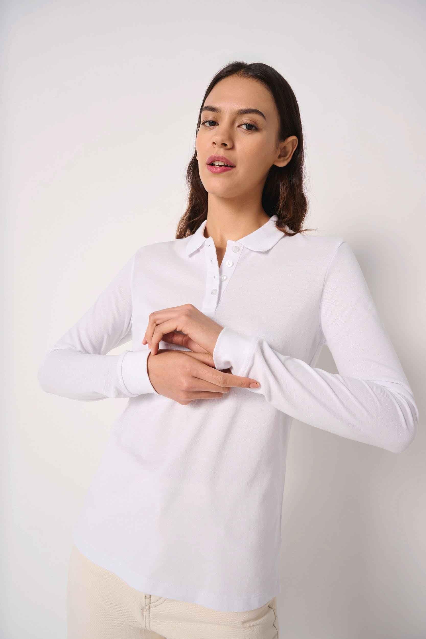 IB291 - Polo piqué LSL femme - Occifloc