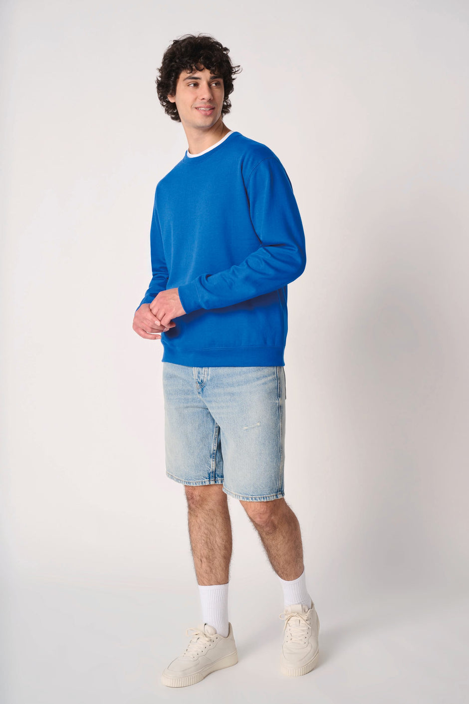 IB400 - Sweat-shirt col rond unisexe iDeal Basic Brand