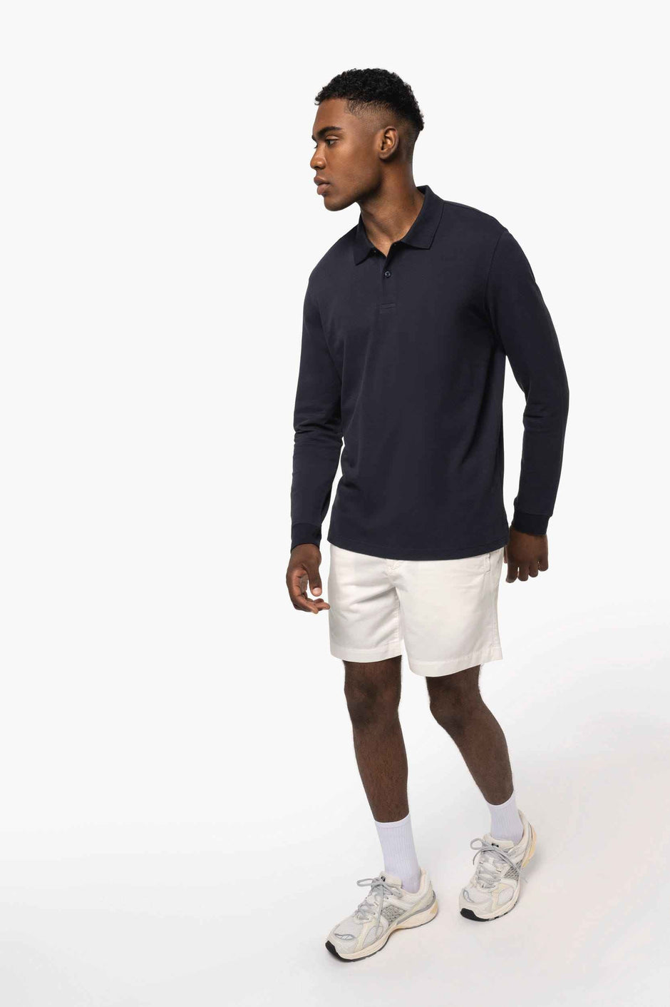 K2027 - Polo piqué manches longues Bio180 homme