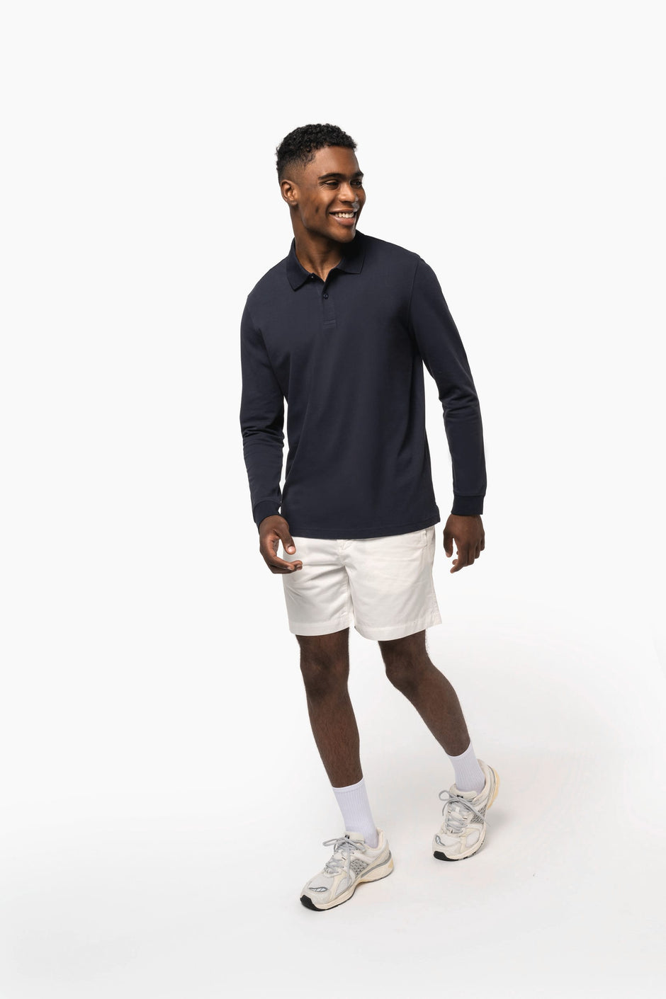 K2027 - Polo piqué manches longues Bio180 homme Kariban