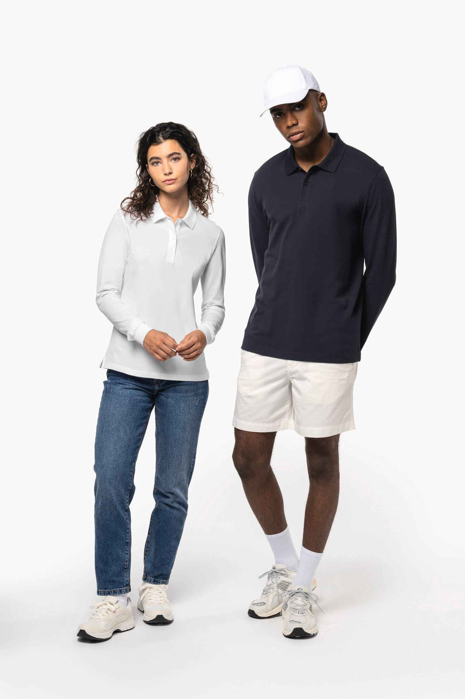 K2027 - Polo piqué manches longues Bio180 homme