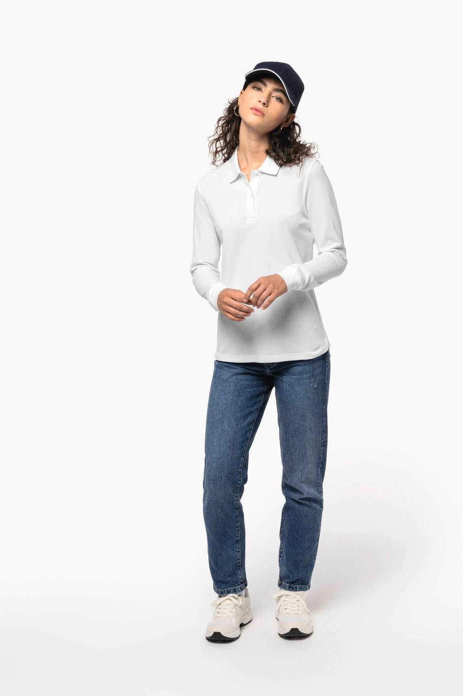 K2028 - Polo piqué manches longues Bio180 femme