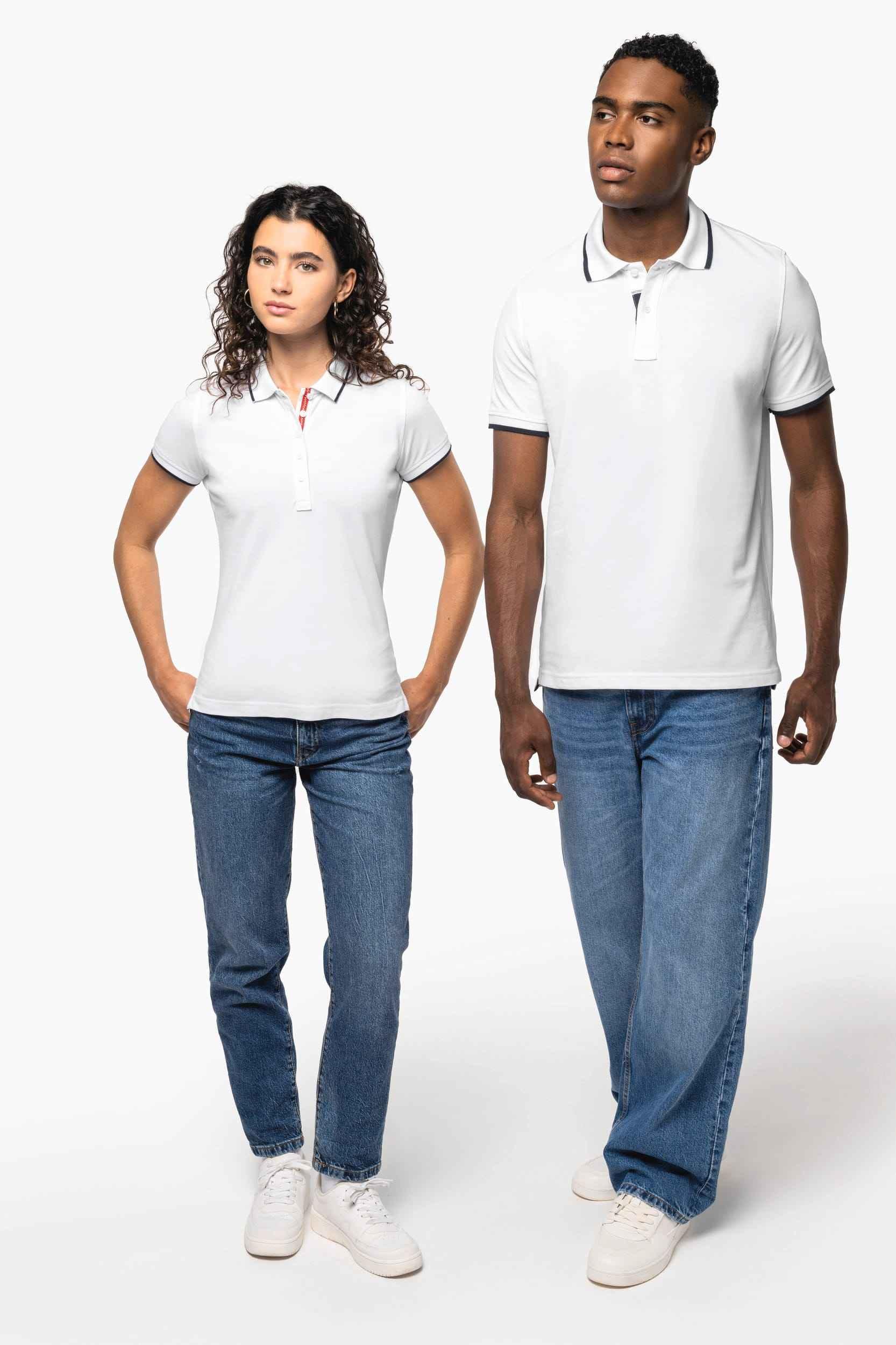 K252 - Polo maille piquée manches courtes femme - Occifloc