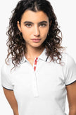K252 - Polo maille piquée manches courtes femme - Occifloc