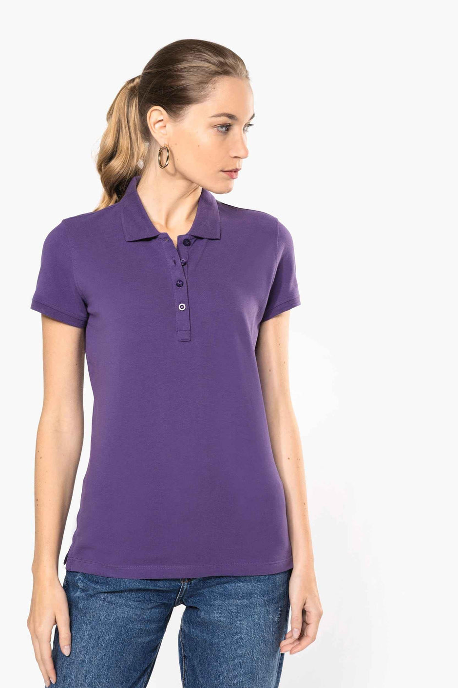K255 - Polo piqué manches courtes femme - Occifloc