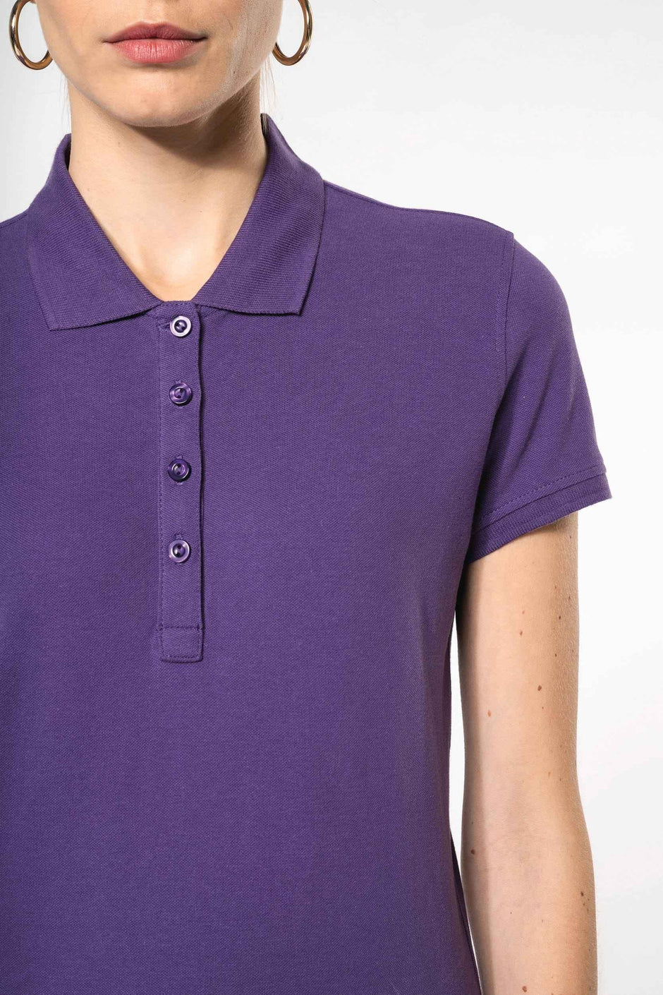 K255 - Polo piqué manches courtes femme - Occifloc