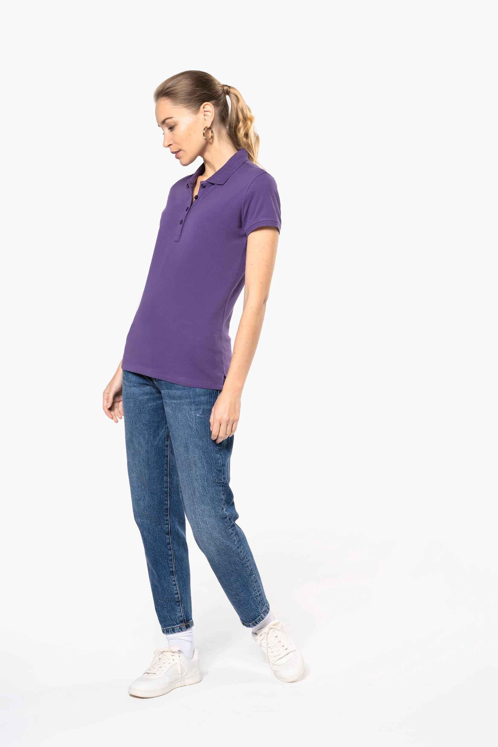 K255 - Polo piqué manches courtes femme - Occifloc