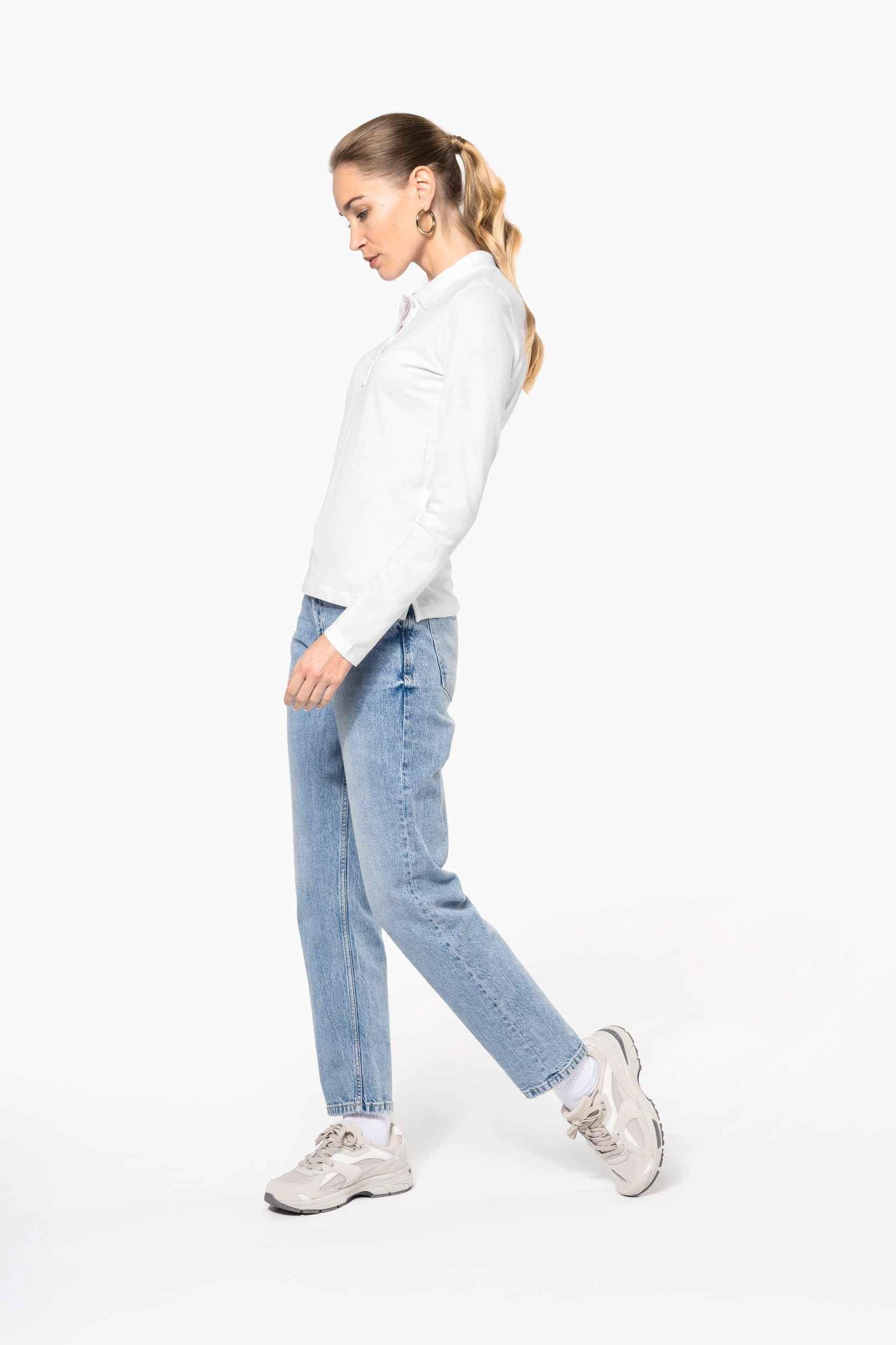 K257 - Polo piqué manches longues femme - Occifloc