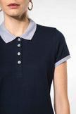 K259 - Polo piqué bicolore femme - Occifloc
