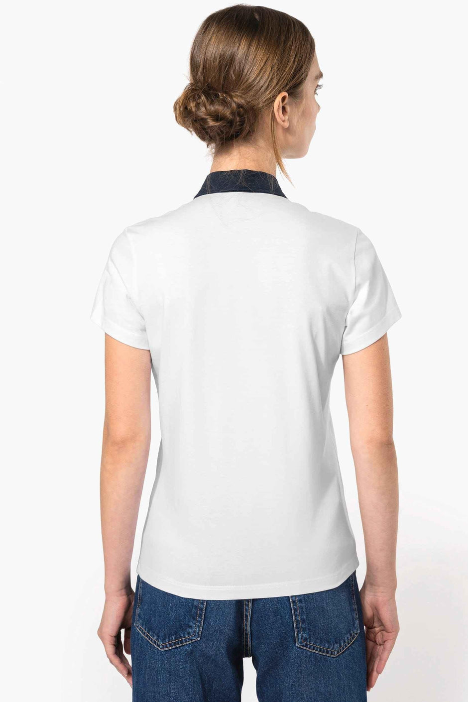 K261 - Polo jersey bicolore femme - Occifloc