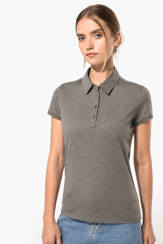 K263 - Polo jersey manches courtes femme