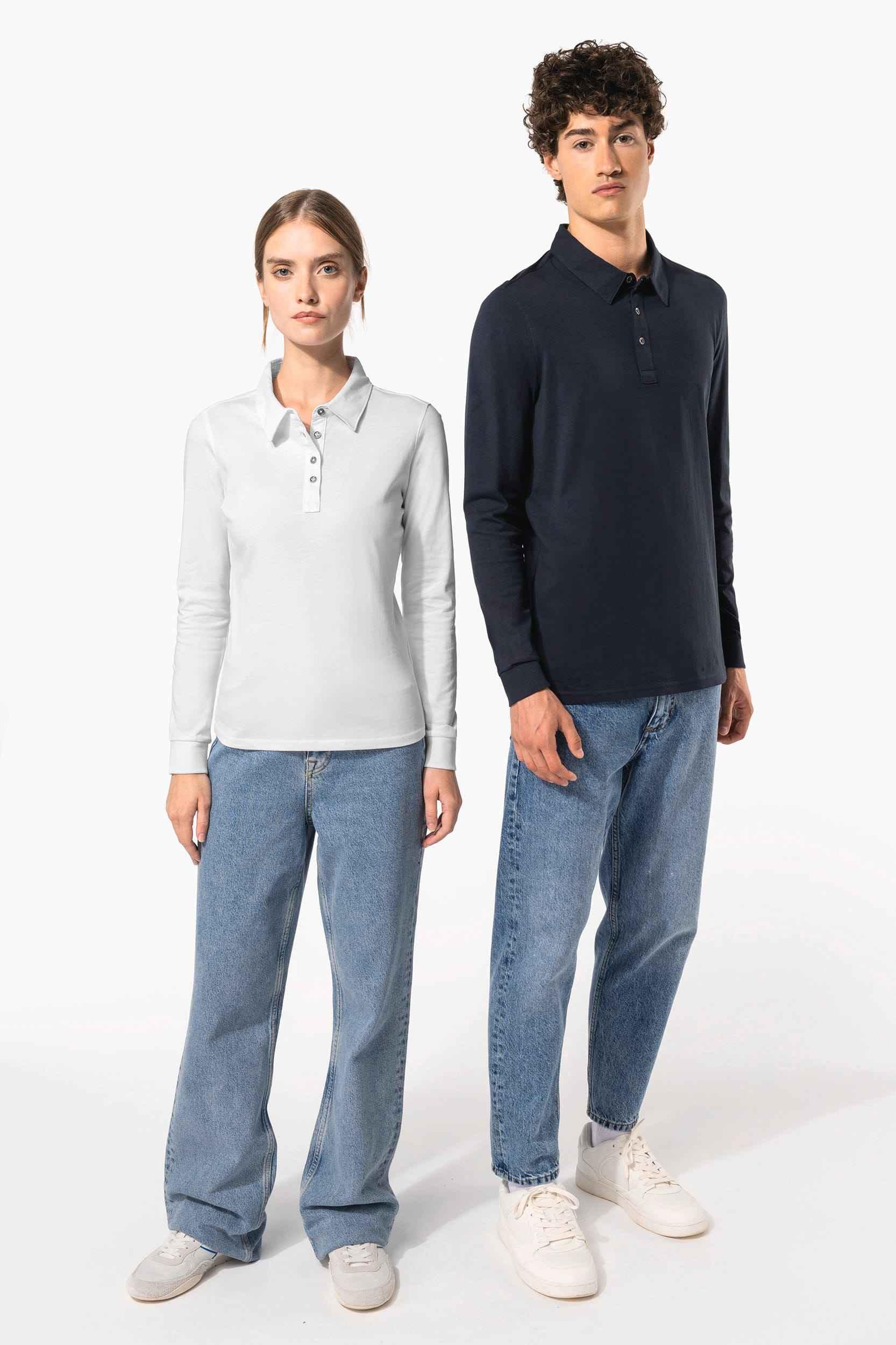 K265 - Polo jersey manches longues femme - Occifloc