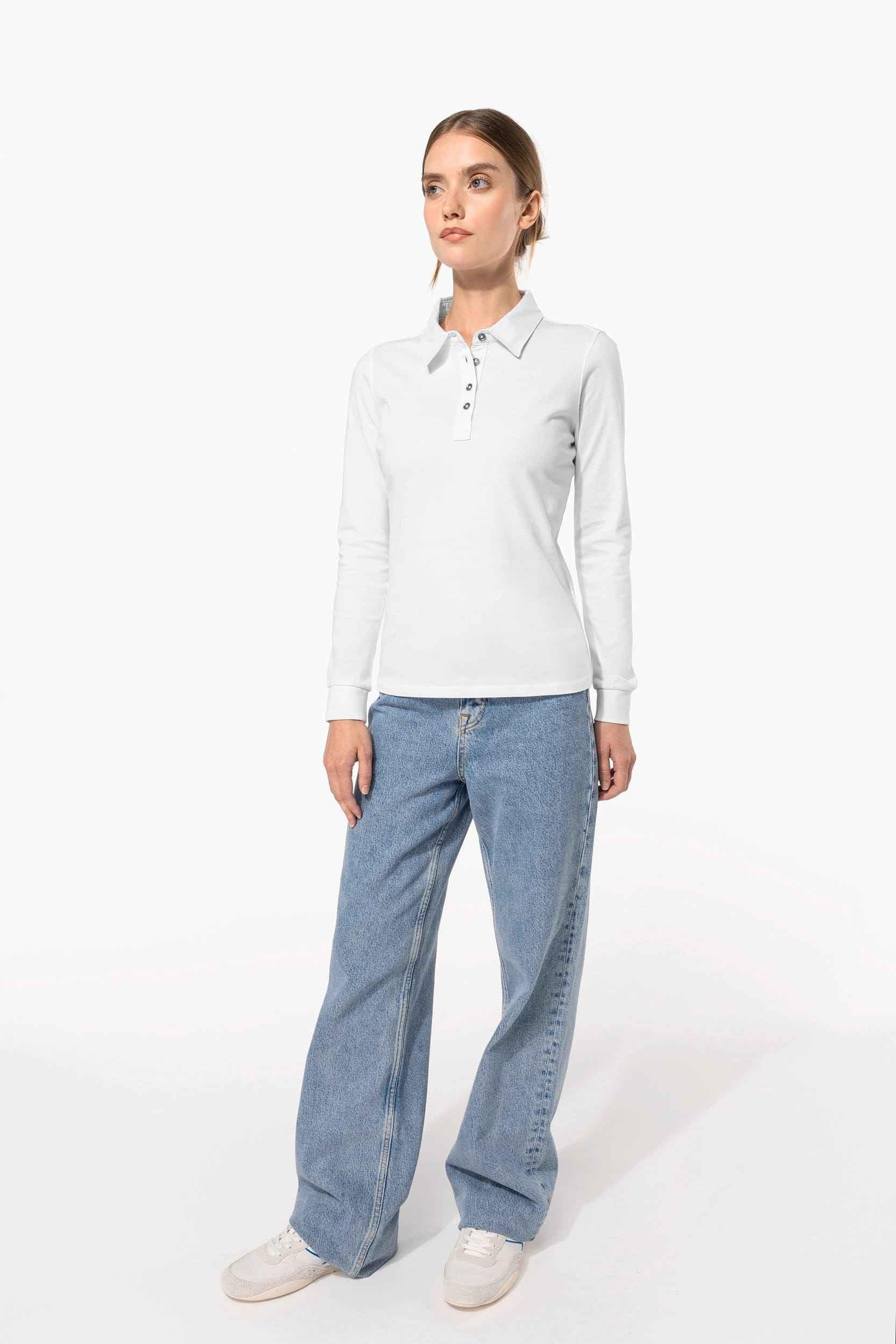 K265 - Polo jersey manches longues femme - Occifloc