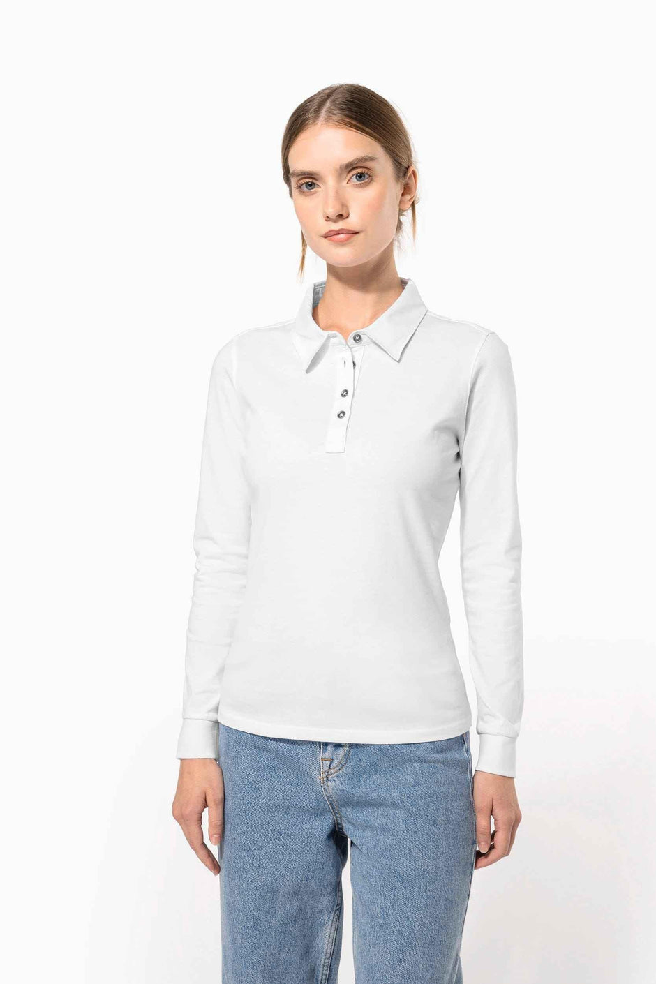 K265 - Polo jersey manches longues femme - Occifloc