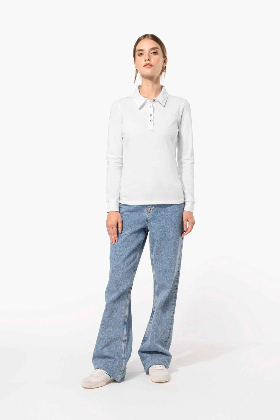 K265 - Polo jersey manches longues femme - Occifloc