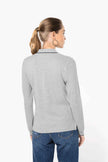 K281 - Polo maille piquée manches longues femme - Occifloc