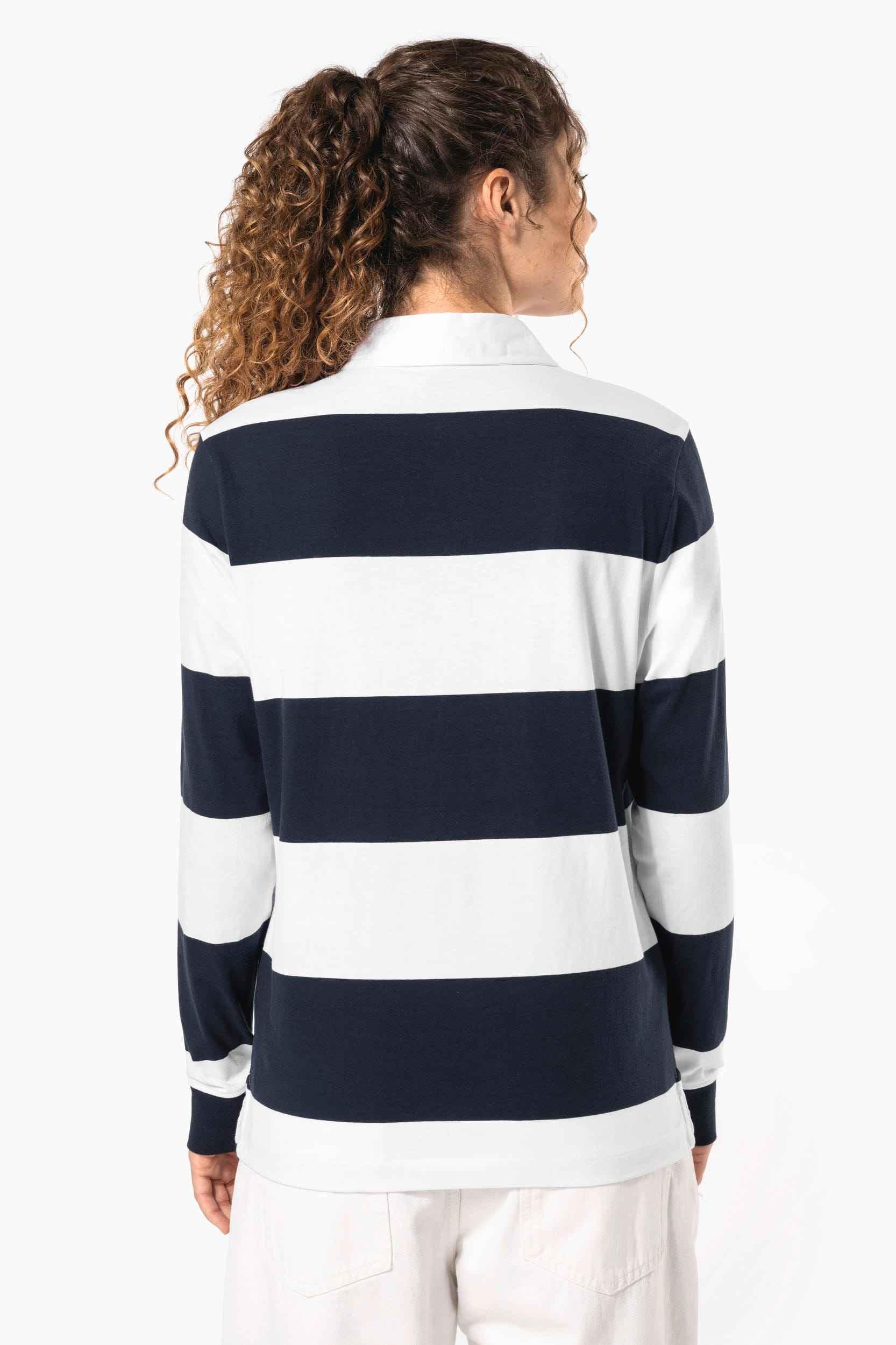 K285 - Polo rugby rayé manches longues unisexe - Occifloc